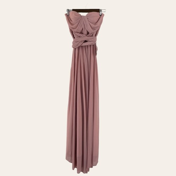 Birdy Grey Chicky Convertible Maxi Dress‎ in Rose Quartz - Picture 3 of 11